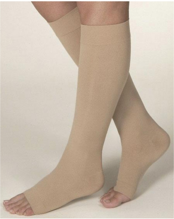 JOBST Relief Open Toe Knee-High Stockings 20-30 mmHg Beige