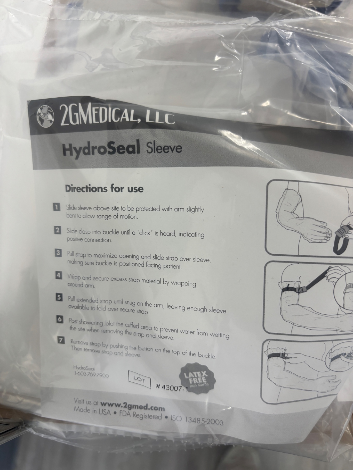 HydroSeal Waterproof Shower & IV Sleeve
